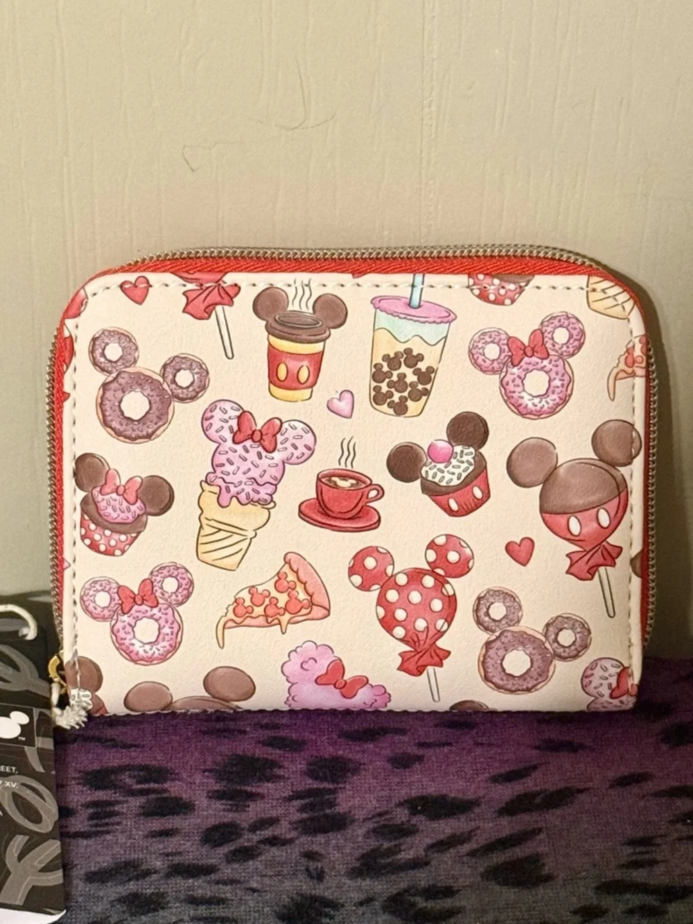 Loungefly Disney Snacks Print Mini Backpack and Wallet Set - Picture 4 of 11